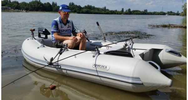 SPORTEX ČLUNY - Nafukovací člun s lamelovou podlahou Shelf 330F Šedý