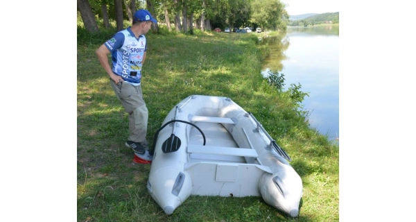 SPORTEX ČLUNY - Nafukovací člun s lamelovou podlahou Shelf 330F Šedý