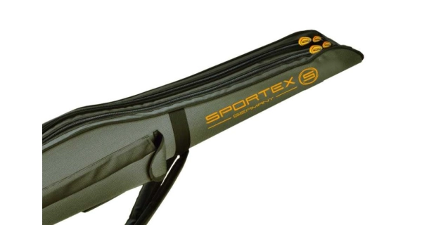 SPORTEX - Dvoukomorové pouzdro na 2 pruty II 24 125 cm