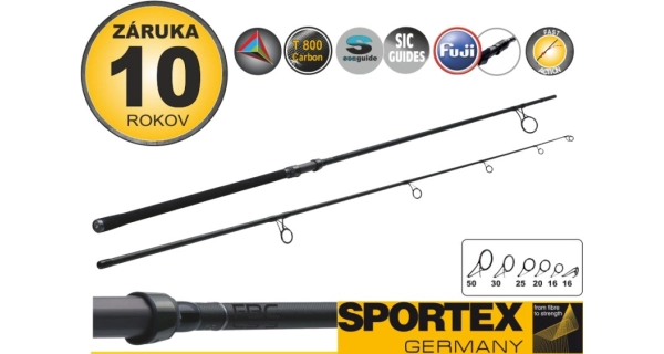 SPORTEX - Kaprový prut FBC CS-3 Carp 3,96 m 3,75 lb