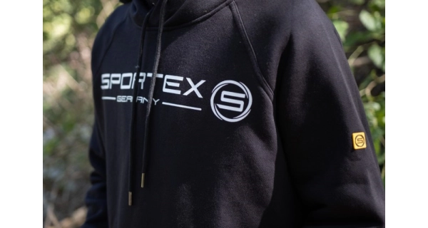 SPORTEX - Mikina s kapucí černá vel. M
