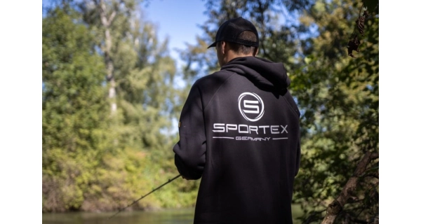 SPORTEX - Mikina s kapucí černá vel. M