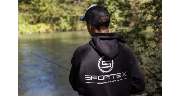SPORTEX - Mikina s kapucí černá vel. M