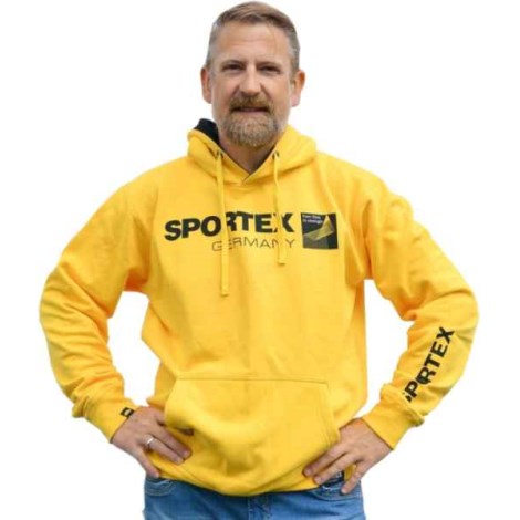 SPORTEX - Mikina s kapucí vel. L žlutá
