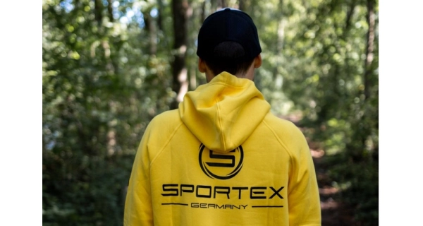 SPORTEX - Mikina s kapucí žlutá vel. L