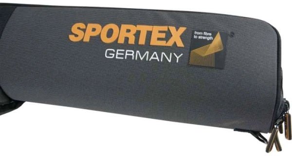 SPORTEX - Pouzdro dvoukomorové pro 2-4 pruty V šedé 150 cm