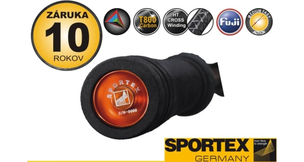 SPORTEX - Přívlačový prut Air Spin 2,4 m 20 g 2 díly