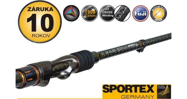 SPORTEX - Přívlačový prut Air Spin 2,4 m 20 g 2 díly