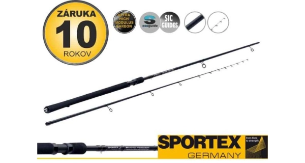 SPORTEX - Prut Rapid Feeder Heavy 3,9 m 120 - 210 g 3 díly