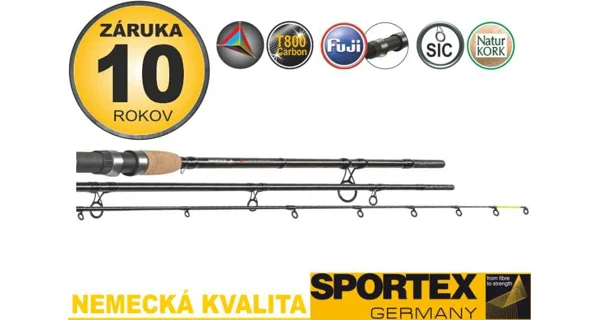 SPORTEX - Prut Xclusive Medium Light Feeder NT 3,9 m 60-120 g
