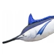 SPORTS - Dekorační polštář Black Marlin 118 cm