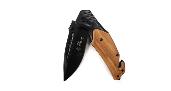 SPORTS - Dřevěný skládací nůž Fury 21,5 cm
