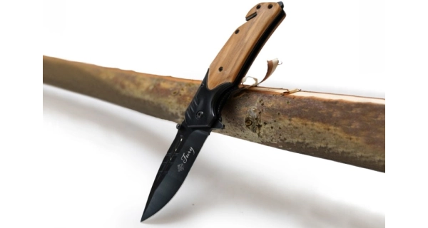 SPORTS - Dřevěný skládací nůž Fury 21,5 cm