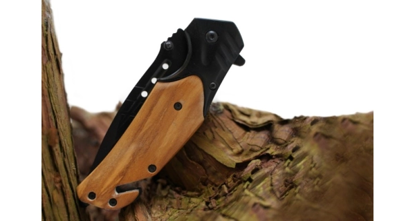 SPORTS - Dřevěný skládací nůž Fury 21,5 cm