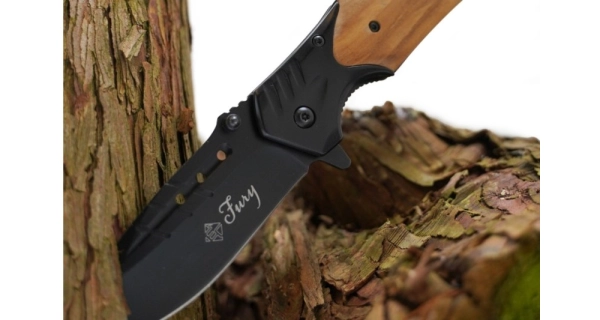SPORTS - Dřevěný skládací nůž Fury 21,5 cm