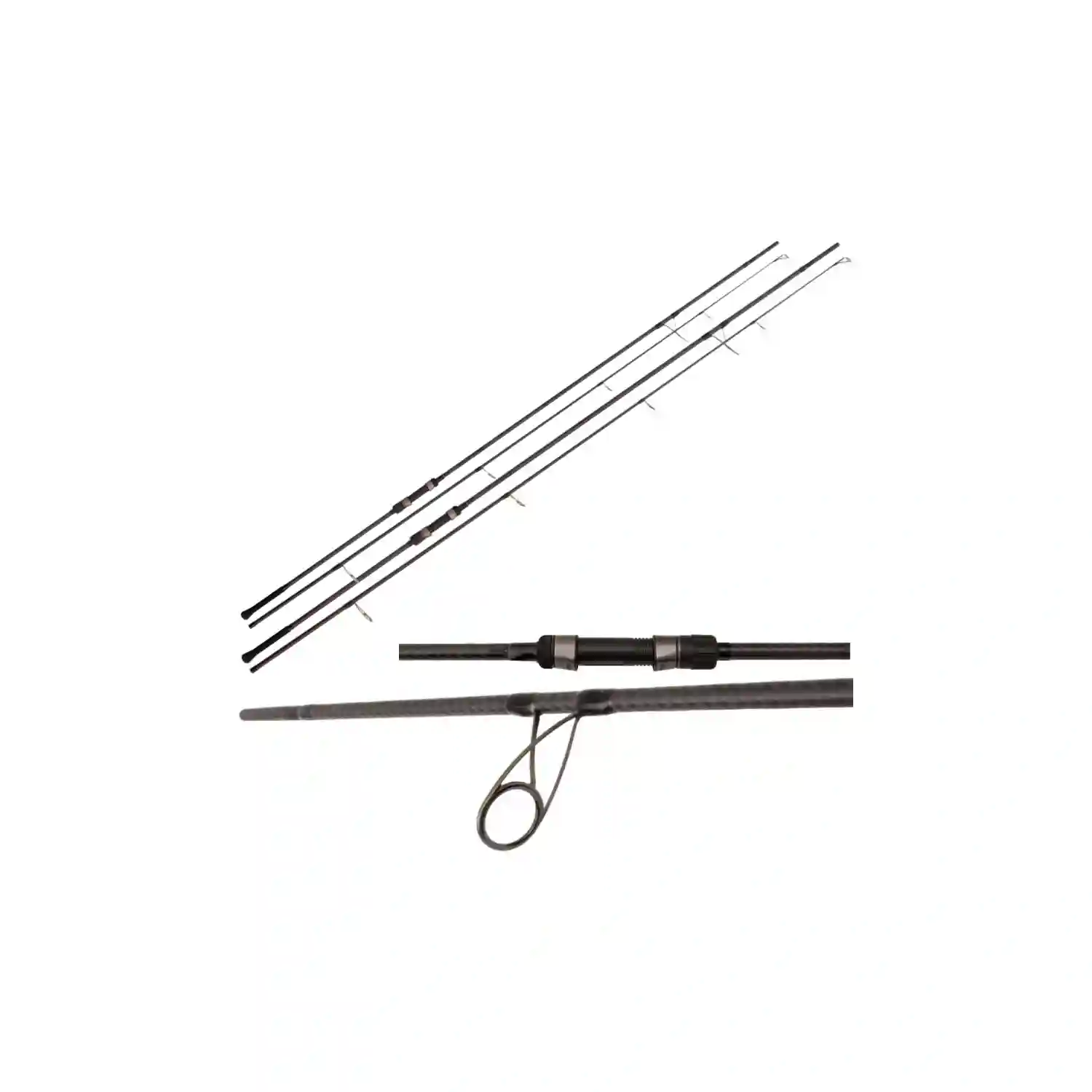 SPORTS - Kaprový set Radical Black Session 1+1 pruty 3,9 m 3 lb