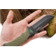SPORTS - Nůž Nighshade olivový s pouzdrem 25 cm + podpalovač