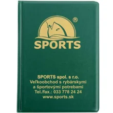 SPORTS - Obal na rybářské doklady MAXI zelený