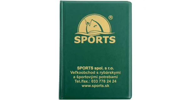 SPORTS - Obal na rybářské doklady MAXI zelený