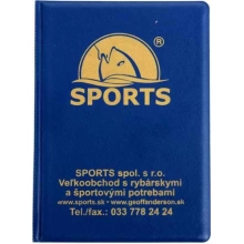 SPORTS - Obal na rybářské doklady modrý