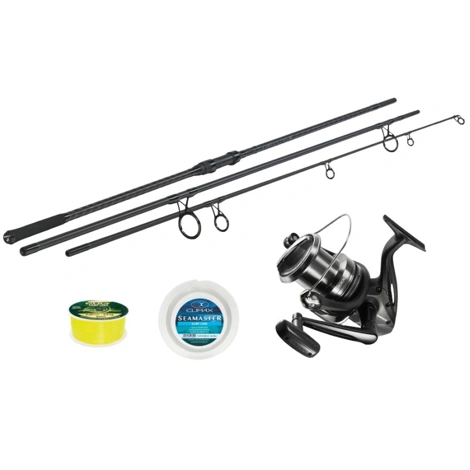 SPORTS - Prut Sportex Competition CS-4 12 ft 3 lb 3 díly + Naviják Shimano Beastmaster 10000 XB