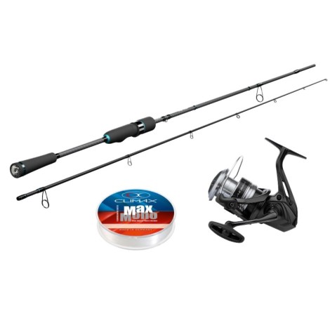 SPORTS - Prut Sportex Nova Twitch RS-2 2,15 m 10 g + Naviják Shimano Aero BB C3000 + silon