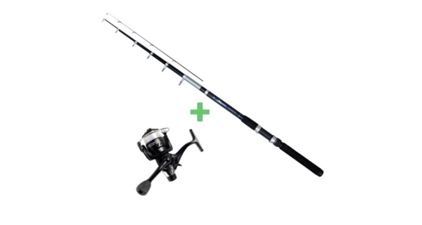 SPORTS - Set Prut Atac Tele Feeder 3,6 m 100 g + Naviják TFR 3000
