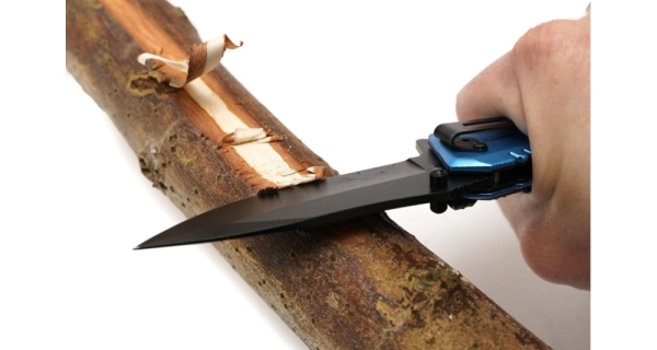 SPORTS - Skládací nůž Obsidian Modrý 22 cm + podpalovač