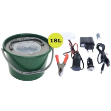 SPORTS - Vzduchovací motorek AA/USB/230V + Řízkovnice 18 l