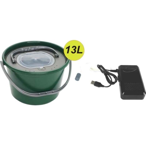 SPORTS - Vzduchovací motorek AA /USB + Řízkovnice 13 l