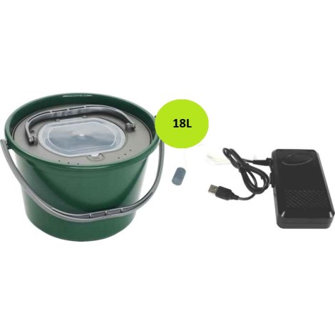 SPORTS - Vzduchovací motorek AA /USB + Řízkovnice 18 l