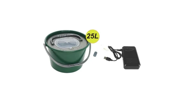 SPORTS - Vzduchovací motorek AA USB + Řízkovnice 25 l