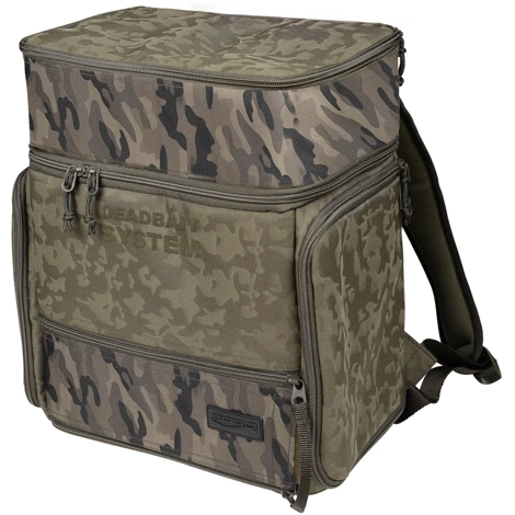 SPRO - Batoh s chladicí přihrádkou Double Camouflage Deadbait Backpack
