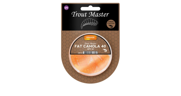 SPRO - Gumová nástraha Trout Master Fat Camola 4 cm Pearl 8 ks