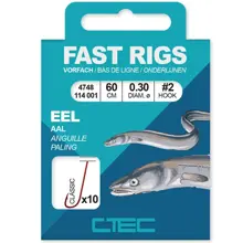 SPRO - Hotový návazec na úhoře (úhořák) C-Tec Eel 60 cm 0,22 mm vel. 6 10 ks