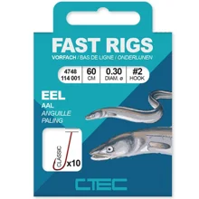 SPRO - Hotový návazec na úhoře (úhořák) C-Tec Eel 60 cm 0,30 mm vel. 2 10 ks