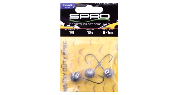 SPRO - Jigová hlavička Round Jighead HD 90 vel. 4/0 5 g 3 ks
