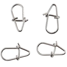SPRO - Karabinka Reload Stainless Steel Fluorocarbon Snaps 3 mm 7,5 kg 10 ks