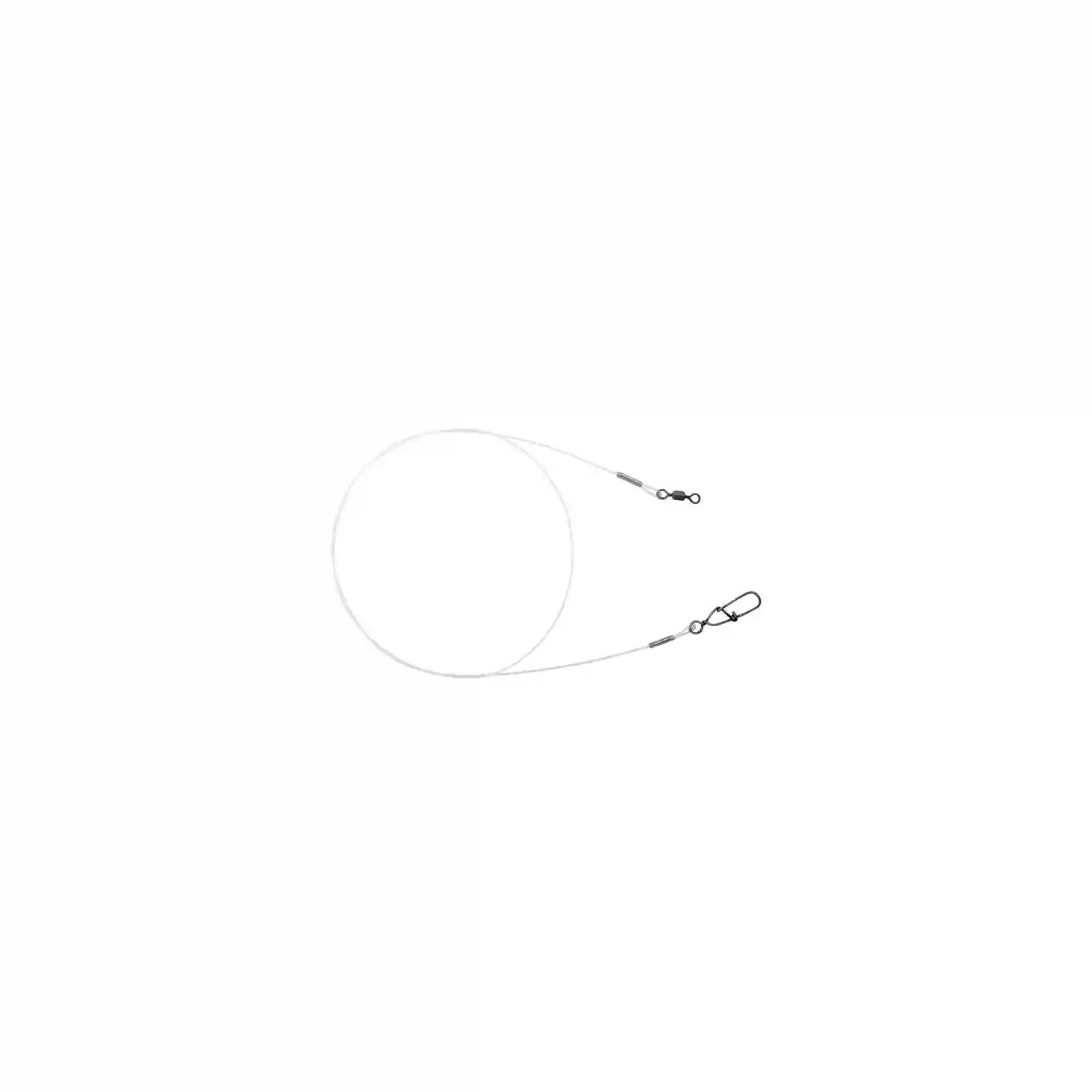 SPRO - Lanko Matte Black Leader Fluoro 0,45 mm 15 kg 40 cm 2 ks