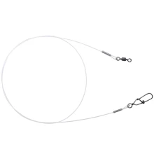 SPRO - Lanko Matte Black Leader Fluoro 0,60 mm 20 kg 25 cm 2 ks