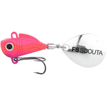SPRO - Nástraha Scouta Jig Spinner 6 g Fluoro Pink