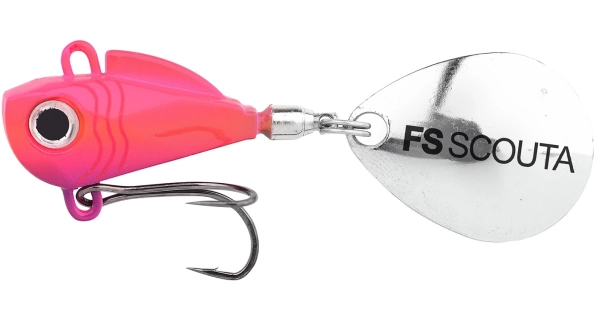 SPRO - Nástraha Scouta Jig Spinner 6 g Fluoro Pink