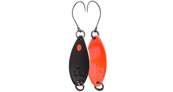 SPRO - Plandavka Trout Master Incy Spin Spoon 1,8 g Black Orange 1 ks