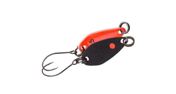 SPRO - Plandavka Trout Master Incy Spoon 0,5 g Black Orange 1 ks