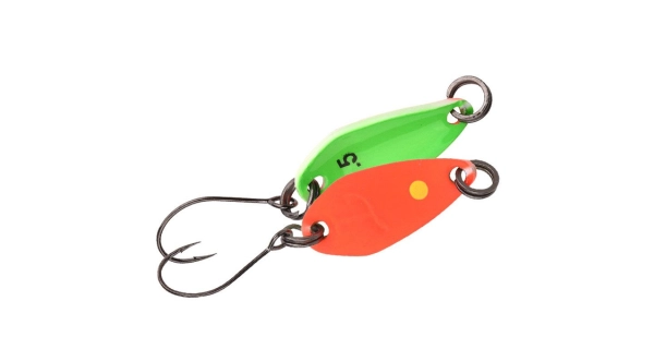 SPRO - Plandavka Trout Master Incy Spoon 0,5 g Orange Green 1 ks