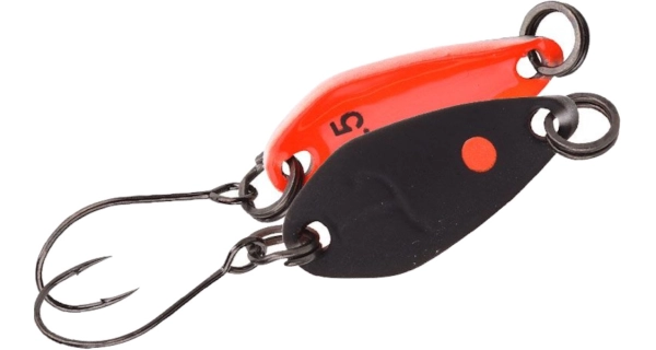 SPRO - Plandavka Trout Master Incy Spoon Black Orange 3,5 g