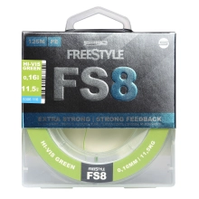 SPRO - Šňůra FreeStyle FS8 Braid Hi-Vis Green 0,08 mm 125 m