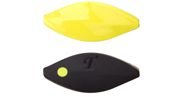 SPRO - Třpytka Trout Master Incy Inline Spin Spoon 3 g Black Yellow 1 ks