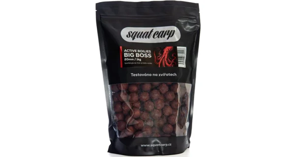 SQUAT CARP - Active Boilies 24 mm 1 kg Big Boss
