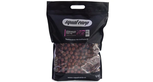 SQUAT CARP - Active Boilies 24 mm 5 kg Bloody Mullberry